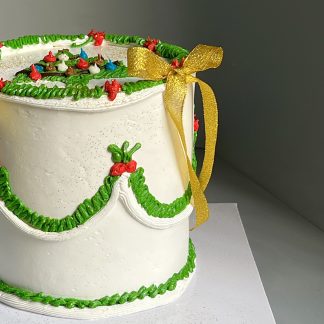 ‘christmas tree’ 4” celebration cake.