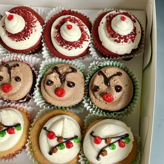 christmas cupcakes.