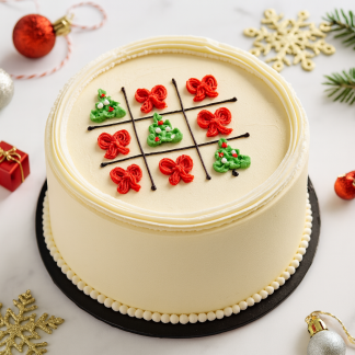 mini 8” christmas tree cake