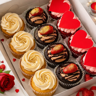 ♥️ heart cupcakes dozen