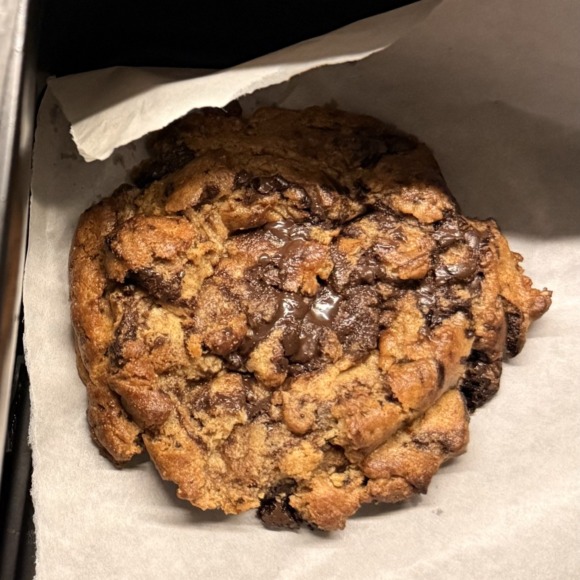 Warm Chocolate Chunk Cookie